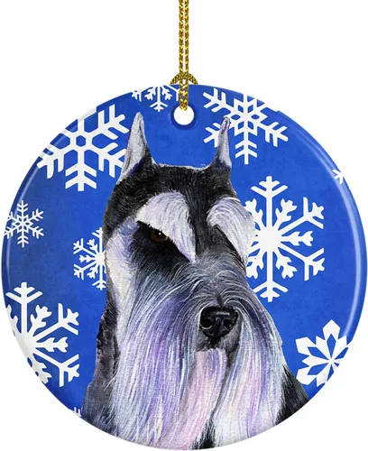 Miniatura 107 de Caroline's Treasures Cavalier Spaniel - Adorno de cerámica para colgar en el árbol de Navidad, para el hogar, Navidad, fiestas, regalo, 3 pulgadas