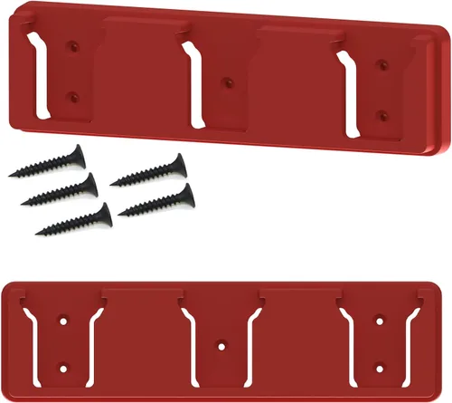Soporte de batería para batería Milwaukee 18 18V, montaje de 3 ranuras herramienta de garaje a granel, soporte para Milwaukee para furgoneta de