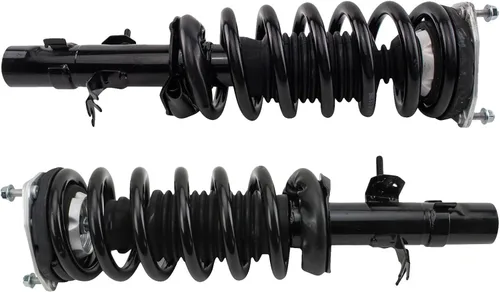 Miniatura 100 de TRQ Conjunto de Amortiguador y Resorte Delantero Cargado con Resorte Helicoidal Pre-ensamblado Compatible con Jeep Cherokee Limited AWD 14-22 Sin