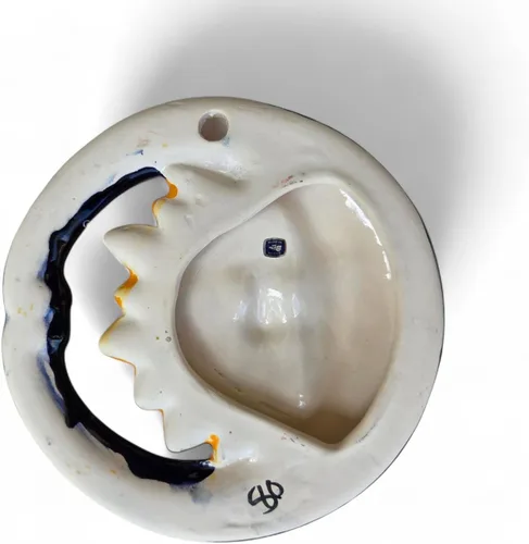 Miniatura 6 de Eclipse - Figura de pared pintada a mano para interiores y exteriores, multicolor, esmaltada
