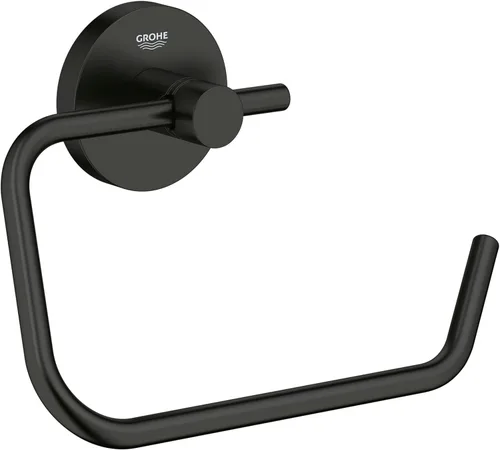 Miniatura 13 de GROHE 40689001 Essentials - Soporte para papel higiénico montado en la pared, color cromado Starlight Estrella Cromo Claro