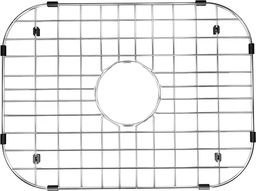 Miniatura 14 de Protector de Fregadero Grande para Fregadero de Cocina, Rejilla de Fregadero de Acero Inoxidable 28.8" X 14.8", Rejilla de Fregadero de Metal