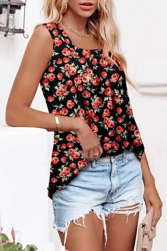 Miniatura 3 de BETTE BOUTIK Womens Tank Tops Pleated Sleeveless Blouse Short Sleeve Tops Basic Shirts S-3XL