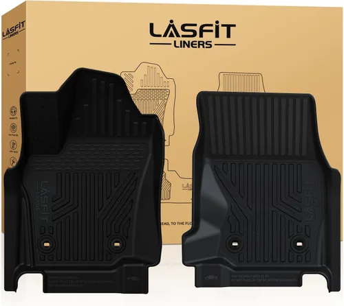 Miniatura 38 de LASFIT Alfombrillas de piso para Toyota Tacoma 2008-2011 Cabina de Acceso Transmisión Automática, Forro de Piso de Ajuste Personalizado para Todo