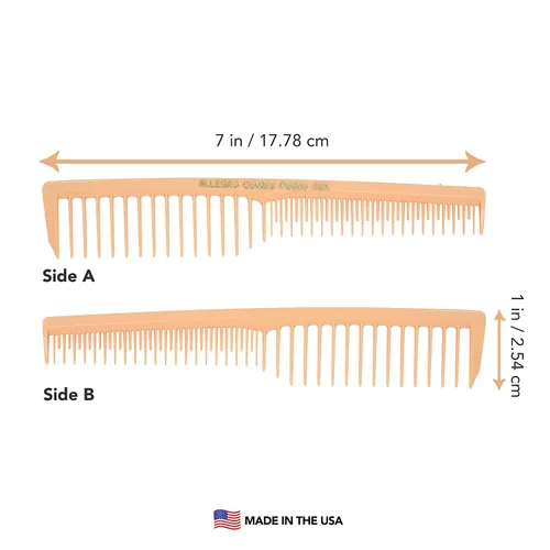 Miniatura 3 de Allegro Combs 6000 peines de pelo con dientes anchos y ventilados, para peluquero y estilista, pelo rizado, mezcla fresca, 12