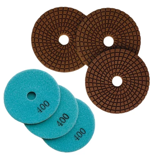 Miniatura 7 de Almohadillas de pulido de piedra húmeda de alto rendimiento de 4 pulgadas, grano 3000