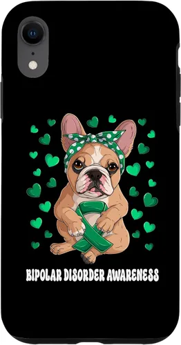 Miniatura 8 de Funda de concientización sobre el trastorno bipolar del guerrero superviviente de la cinta verde para iPhone 13 Pro