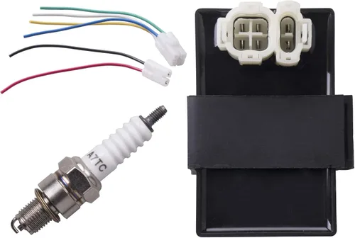 JINGKE Caja CDI de 6 pines DC para GY6 de 4 tiempos 50cc 125cc 150cc, para scooter, ciclomotor, Taotao, ATV, Quad, Go Kart, Moto (DC-GY6)