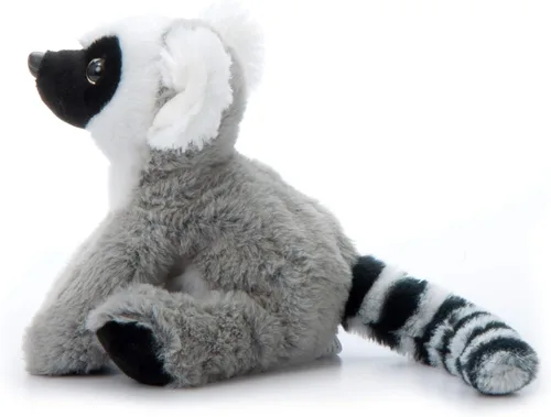 Miniatura 4 de The Petting Zoo Peluche de lémur de cola anillada, regalos para niños, animales salvajes del zoológico Onez, juguete de peluche de lémur de cola