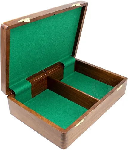 Miniatura 2 de House of Chess - Juego de ajedrez de madera Encore Staunton de madera de ébano/brote 4.5" - Caja de madera