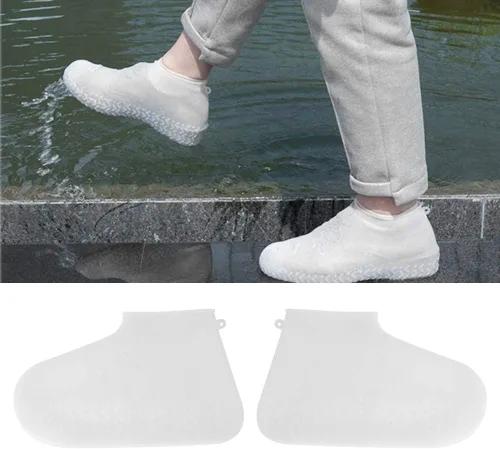 Miniatura 3 de Funda de silicona antideslizante para zapatos para adultos, equipo de protección forzado antideslizante para días lluviosos y nevados