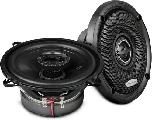 BLACK DIAMOND DIA-525.2 - Altavoces coaxiales de 2 vías para automóvil de 5.25 pulgadas, 40 W RMS / 120 W máximo, 4 ohmios, tweeters de cúpula PEI