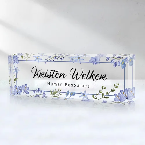 Miniatura 49 de Placa de Nombre Personalizada, Decoración de Oficina Personalizada - Accesorio de Escritorio de Acrílico, Regalos de Oficina para Empleados