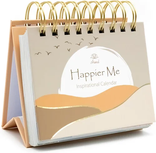 Calendario de escritorio motivacional, calendario diario perpetuo con citas motivacionales diarias para escritorio, regalos inspiradores para