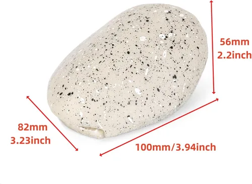 Miniatura 2 de 1 unids impermeable resina falsa piedra al aire libre clave corrector para jardín/patio/decoración al aire libre/decoración oculta blanco