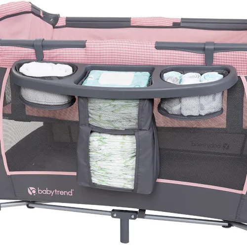 Miniatura 7 de Baby Trend Sistema de viaje Passport Cargo de bambú rosa con moisés Lil' Snooze Deluxe III
