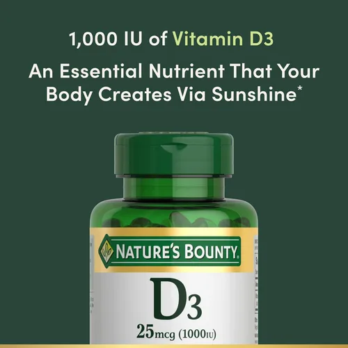 Miniatura 2 de Nature's Bounty Vitamina D3 1000 100 mg Geles blandos, 120