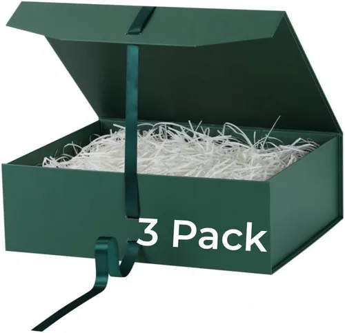 Miniatura 26 de GoooodGift Caja de regalo grande azul, 1 paquete de 13.5 x 11 x 5.3 pulgadas, caja de regalo de lujo para regalos con tapa de cierre magnético