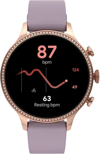 Miniatura 8 de Fossil - Reloj inteligente con pantalla táctil Gen 6 con altavoz para mujer medición de frecuencia cardíaca oxígeno en sangre GPS pagos sin contacto