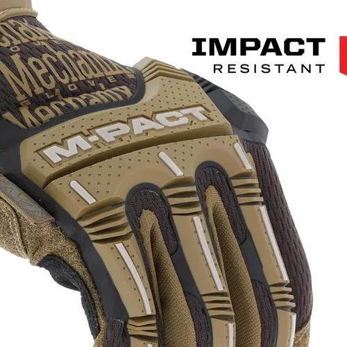 Miniatura 3 de Mechanix Wear: Guantes de trabajo M-Pact con ajuste seguro, guantes de trabajo con protección contra impactos y absorción de vibraciones, guantes