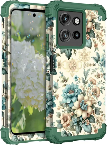 Miniatura 8 de Hocase for Moto G Power 2026 Case, Shockproof Heavy Duty Protection Soft Silicone Rubber Bumper+Hard Plastic Hybrid Protective Phone Case - Mandala