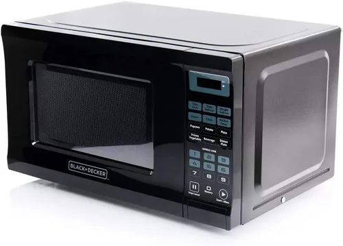 Miniatura 2 de Black & Decker EM720CPI-PMB - Microondas de 700 vatios, 0.7 pies cúbicos, color negro