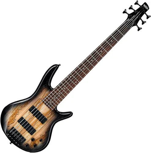 Miniatura 5 de Ibanez GSR206 bajo eléctrico de 6 cuerdas, diapasón de palisandro, Negro