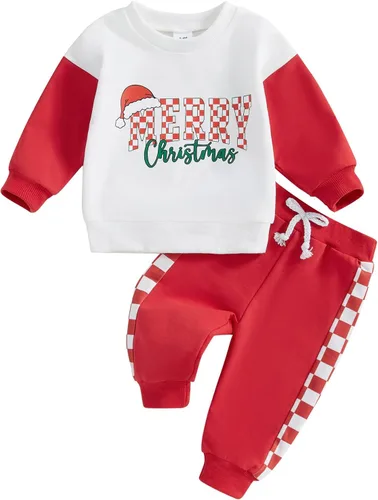 Miniatura 77 de BemeyourBBs Conjunto divertido de sudadera y pantalones de manga larga con letras divertidas para bebé niño y niño