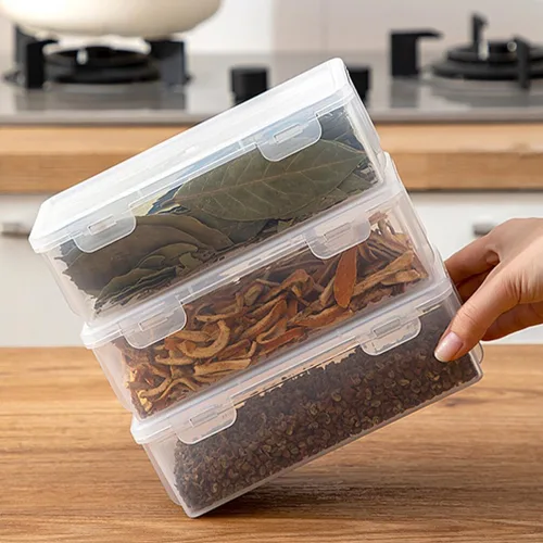 Miniatura 8 de Homoyoyo Contenedor hermético de almacenamiento de alimentos Caja de almacenamiento sellada para granos de harina de caramelo de frijoles de pasta