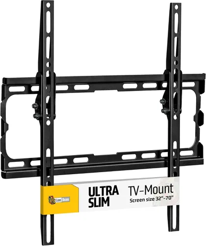 LionBeam Soporte de pared resistente para TV de 32" a 70" con capacidad para hasta 100 libras Max Vesa 400 x 400 Monitores Soporte de montaje en