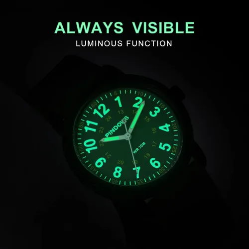 Miniatura 3 de PINDOWS Nurse Watch for Nurses, Doctors, Medical Professionals, Students, Easy to Read Waterproof Women's Men Medical Watch Luminous Dial 1224 Hour
