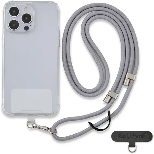 Cordón universal para teléfono, correa cruzada antirrobo para iPhone 17 Pro Max y la mayoría de teléfonos inteligentes, soporte ajustable para el