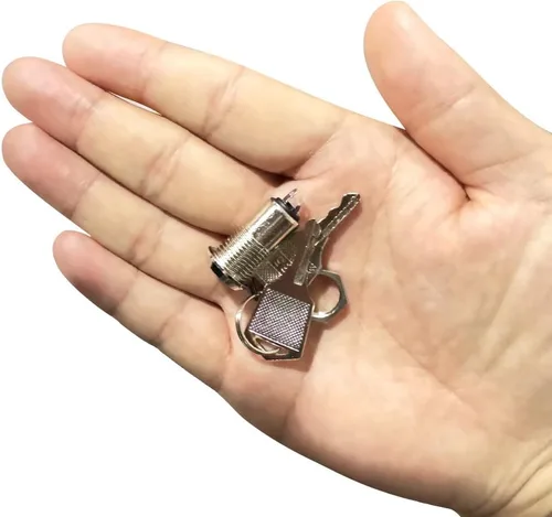 Miniatura 5 de uxcell 1 interruptor de botón eléctrico de 0.472 in con 2 posiciones en OFF