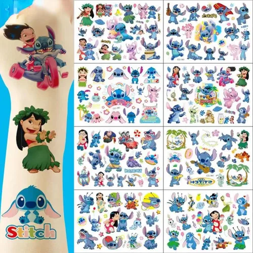 Miniatura 7 de Mejora tu estilo con nuestro juego de mercancía Stitch - Completo con bolsa de cordón, calcomanías, cordón, más, Style-1, Ajustable