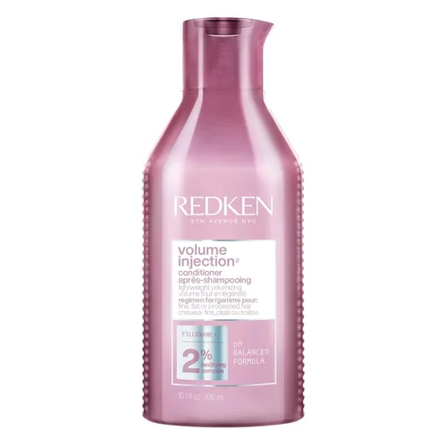 Redken Acondicionador de inyección de volumen para cabello fino, añade elevación y cuerpo, voluminiza y desenreda sin pesar, sin parabenos