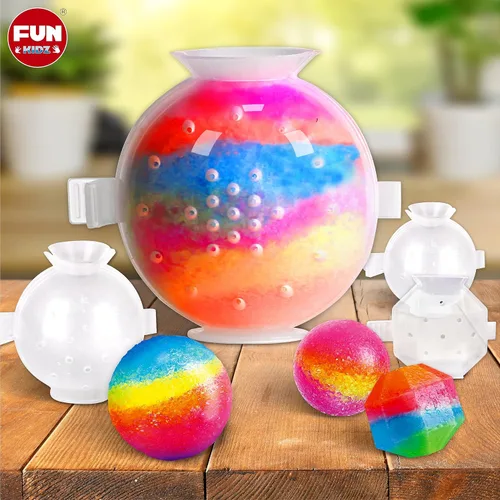 Miniatura 2 de FunKidz - Kit de bolas inflables grandes para niños, kit de fabricación de pelotas mágicas para manualidades, proyectos de ciencia y actividades