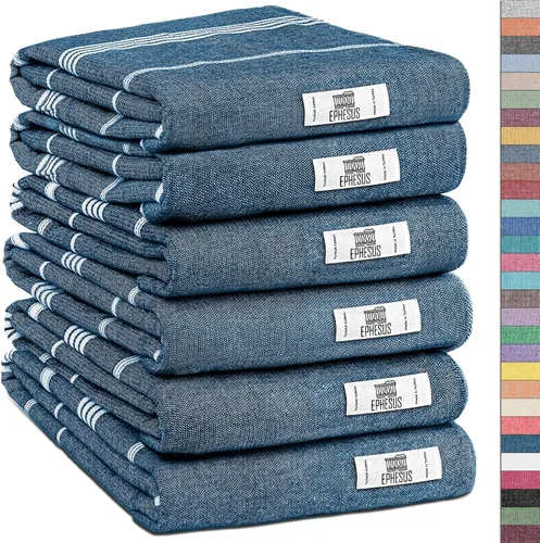 Miniatura 49 de EPHESUS TOWELS Toallas de Mano - Juego de 2 18" x 30" - Toalla de Mano Turca Decorativa para Baño, Cocina, Invitados, Cara, Cabello, Té, Paño