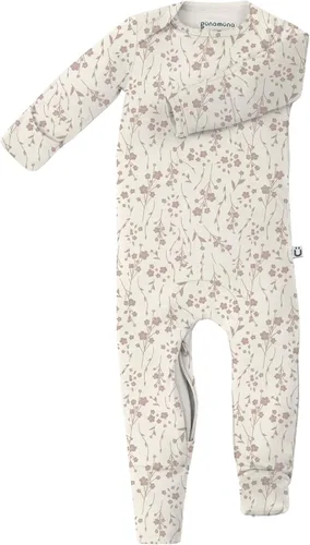 Miniatura 62 de GUNAMUNA Pijama unisex convertible ultrasuave para bebé, mameluco con cremallera para pañales, recién nacido a 24 meses