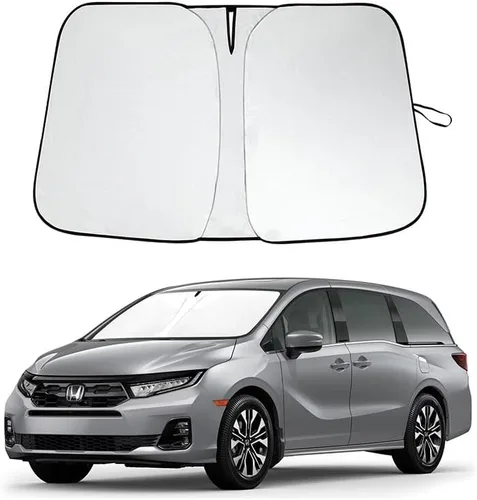 Miniatura 32 de Parasol para parabrisas delantero mejorado 2025 para Honda Civic 2022-2024, reflector, plegable, parasol para parabrisas de automóvil, parasol