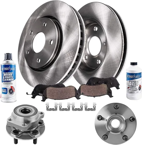 Miniatura 99 de Detroit Axle - Rotores de freno para Chrysler 200 2015 2016 2017, Rotores de freno de disco de reemplazo: 12.01" pulgadas delantero y 10.95