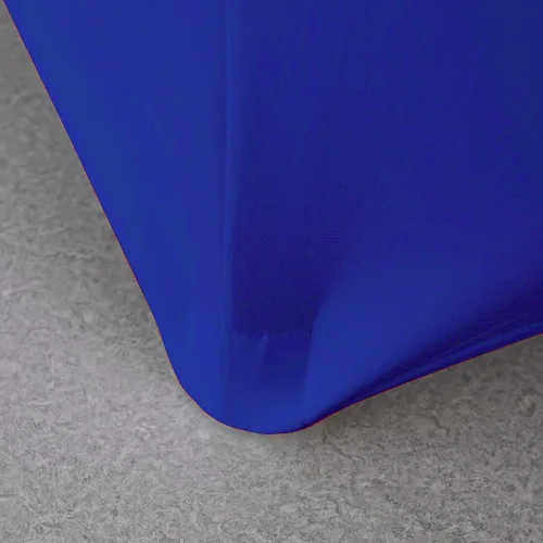 Miniatura 5 de Mantel elástico ajustable de elastano para cóctel, color azul real, 36 x 42 pulgadas, para bodas, eventos y fiestas