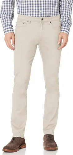 Miniatura 28 de Amazon Essentials - Pantalones ajustados para hombre, diseño de sarga elástica con 5 bolsillos
