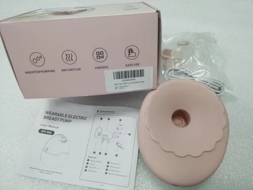 Miniatura 3 de ARICHOMY Extractor de leche manos libres, extractores de leche portátiles con 4 modos, 12 niveles, extracción de leche portátil para trabajo, viajes