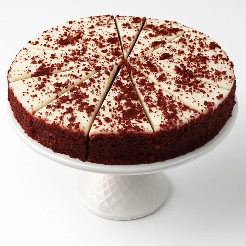 Miniatura 11 de ANDY ANAND CHOCOLATIER Tarta de queso tradicional de cereza de 9 pulgadas Receta auténtica, hecha con queso crema fresco de California, totalmente