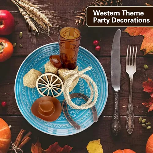 Miniatura 5 de Western Centerpieces Western Party Decorations for Craft Birthdays Weddings and Cowboy parties