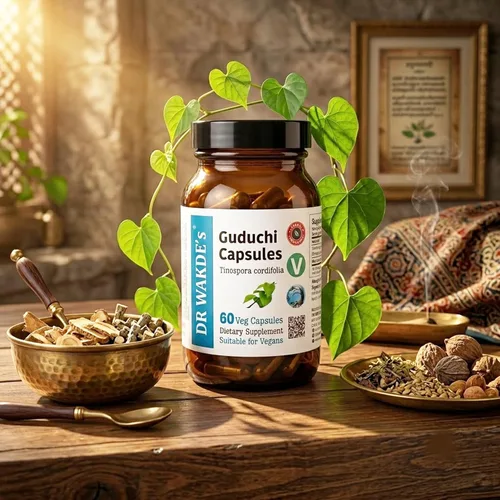 Miniatura 11 de DR WAKDE's Cápsulas de Guduchi (Tinospora cordifolia, 60 cápsulas vegetales, suplemento a base de plantas, hierba ayurvédica, todo natural, vegano)
