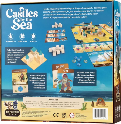Miniatura 2 de Castles by the Sea by Brotherwise Games, juego de mesa de estrategia