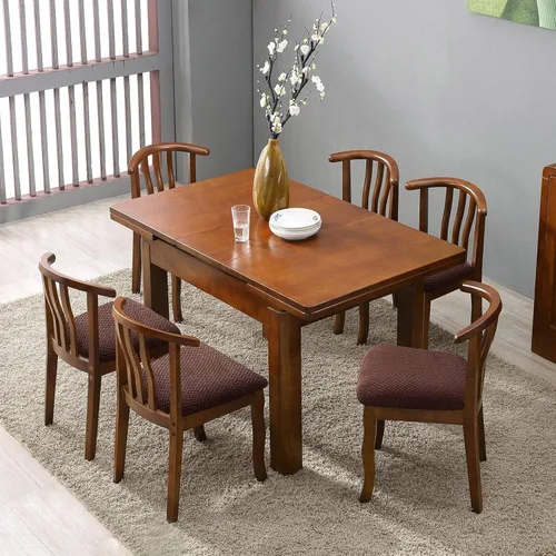 Miniatura 2 de Genina Fundas de Asiento para Silla de Comedor Fundas Deslizables de Asiento Fundas para Sillas de Cocina (Chocolate, 4 Pzas)