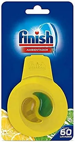 Finish Ambientador para lavavajillas con tecnología antiolor, aroma a lima y limón, hasta 60 lavados