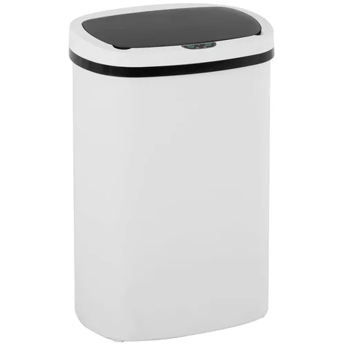 Miniatura 11 de BestOffice Basurero de plástico negro de alta capacidad sin contacto con tapa, 49L/13G, rectangular, cierre silencioso, cocina, dormitorio, baño